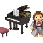 6011 Leone con pianoforte ULTIMI PEZZI